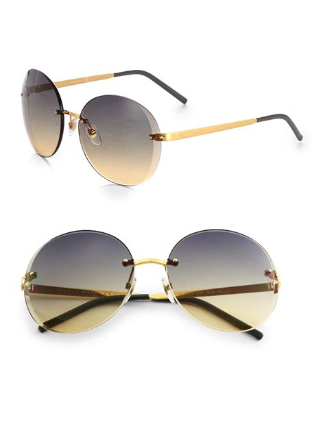 gucci sunglasses round gold|gucci sunglasses women gold.